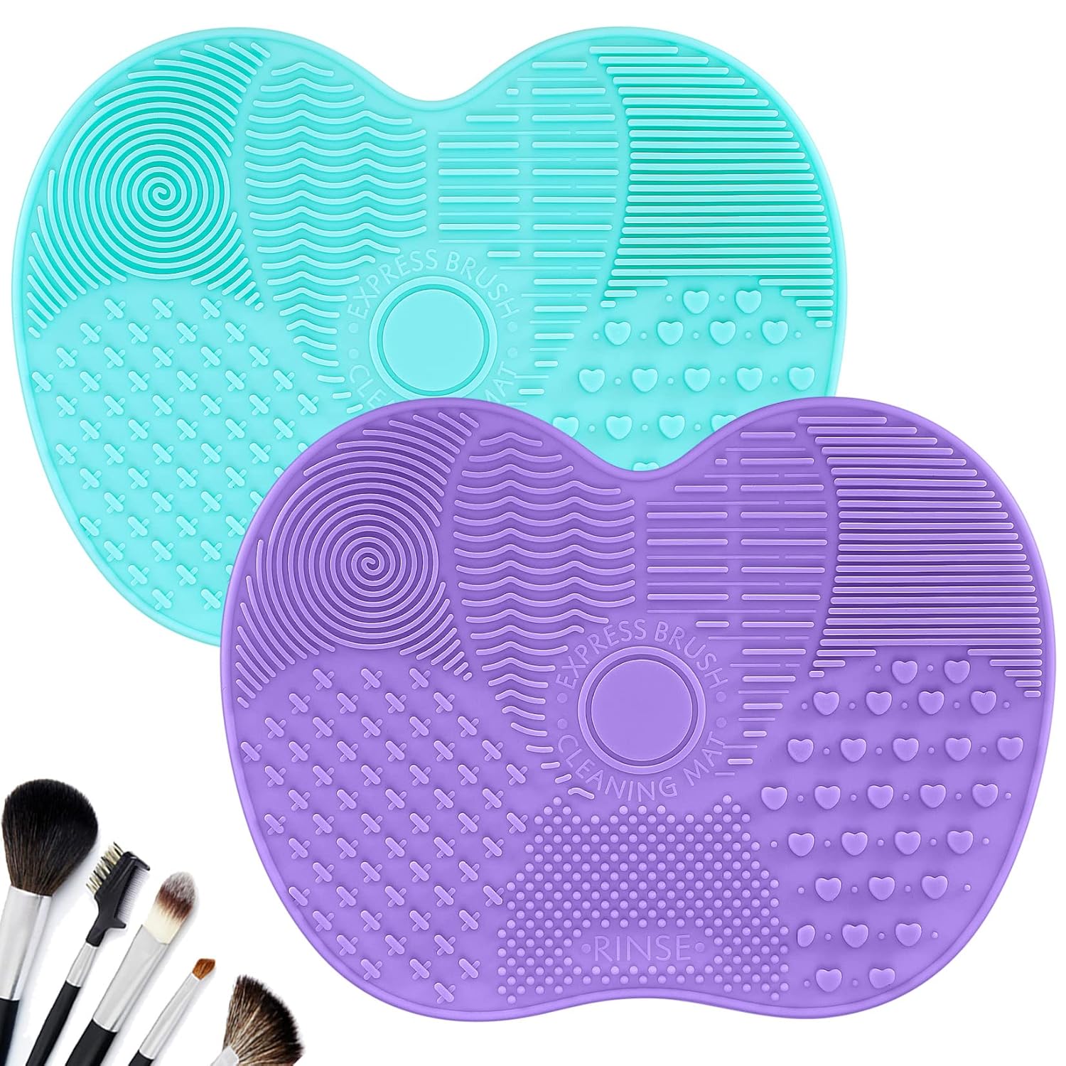 Makeup Brush Cleaning Mats Silicone
