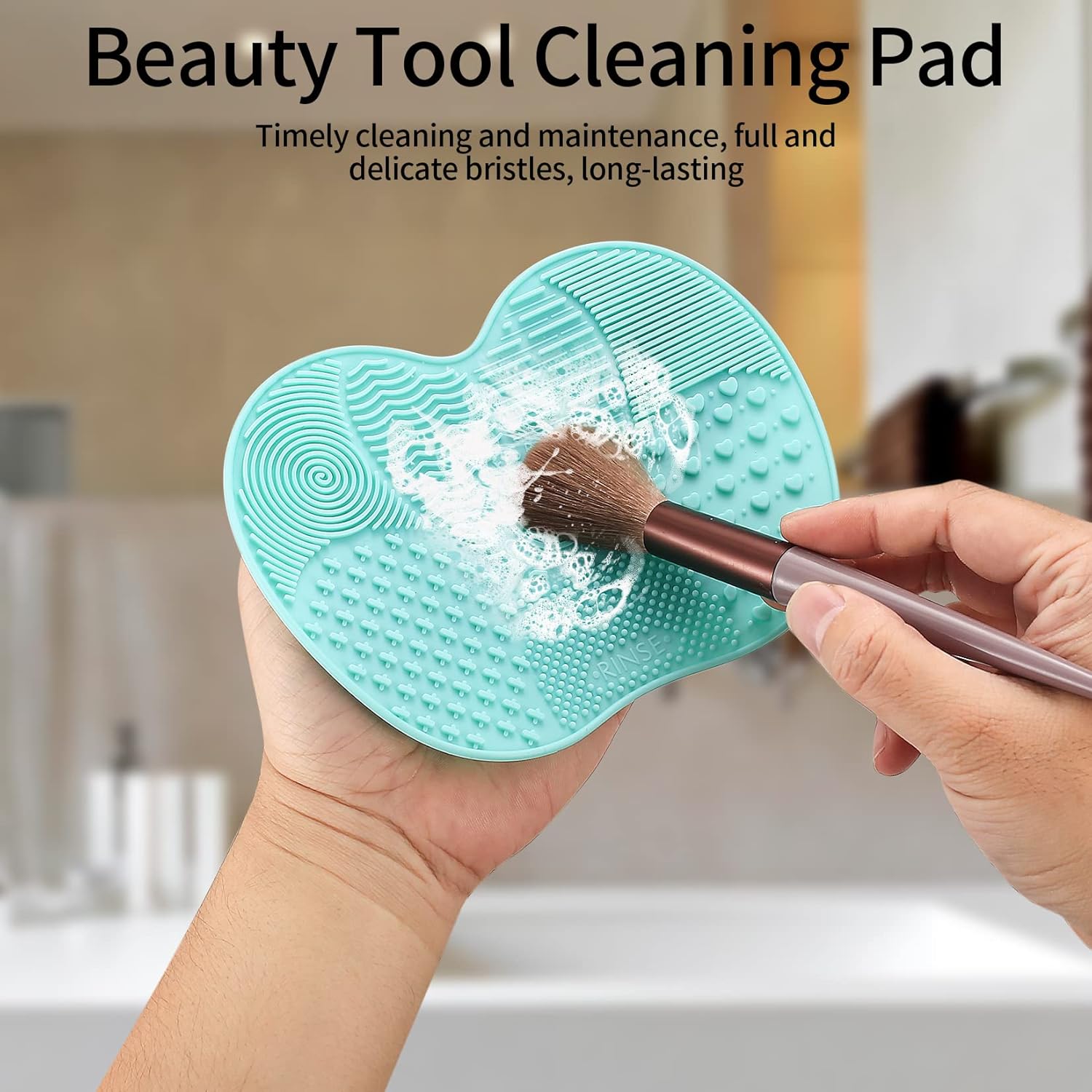Makeup Brush Cleaning Mats Silicone