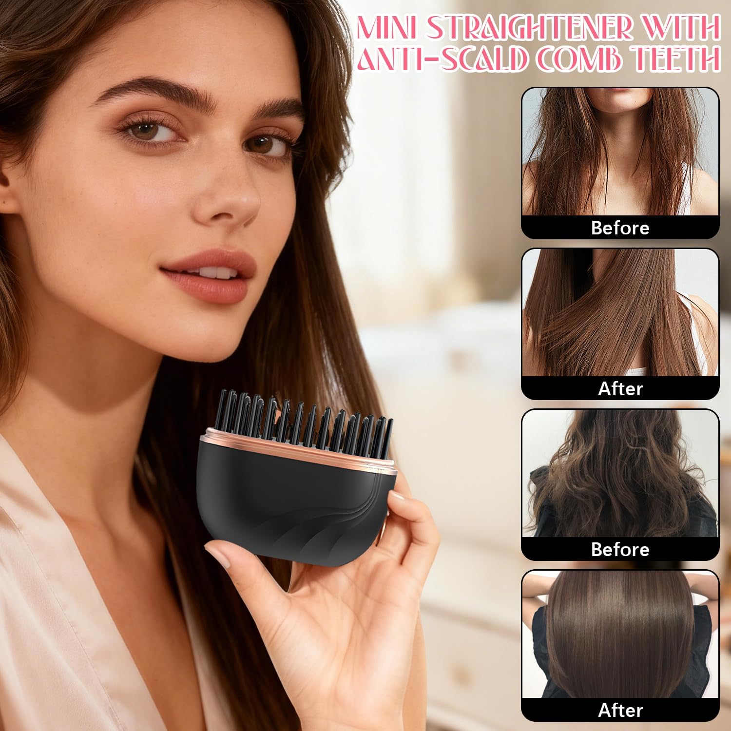 Mini Portable Hair Straightner